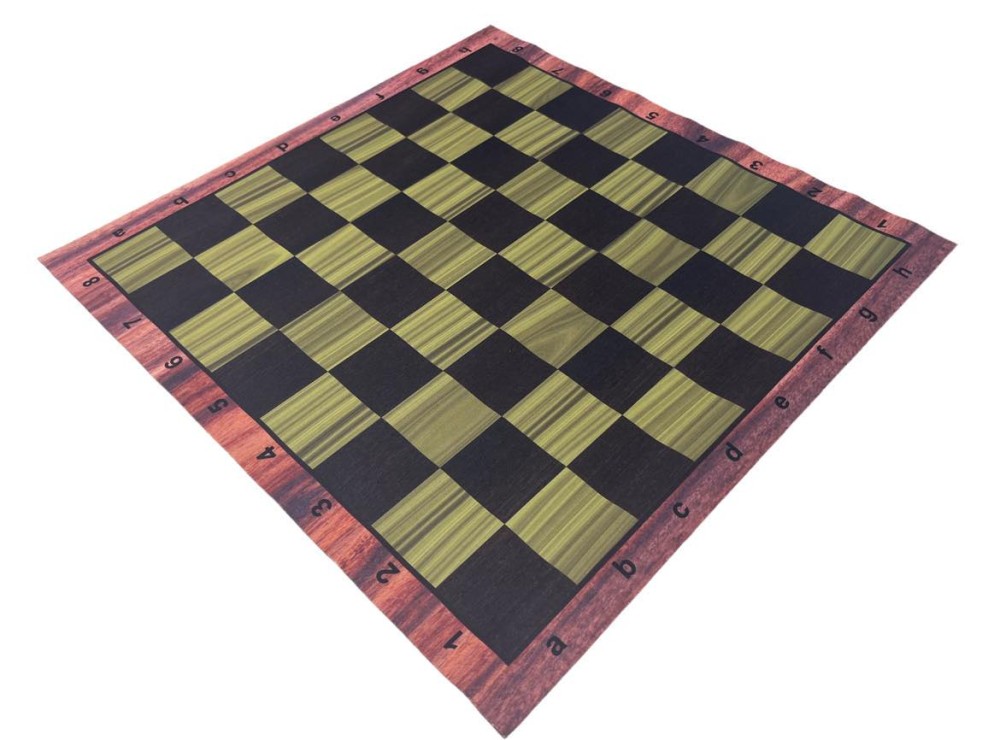 Series II - Wood Grain Thin Floppy Mousepad Chess Board