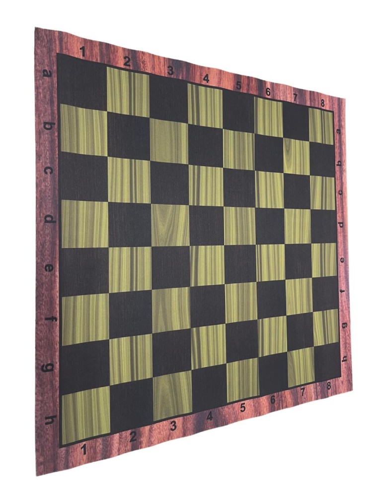 Series II - Wood Grain Thin Floppy Mousepad Chess Board