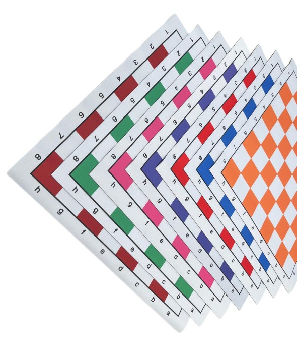 Floppy Mousepad Chess Boards - Vibrant Color Choice