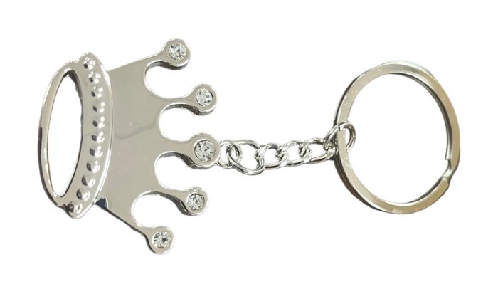 Chrome Queen Keychain