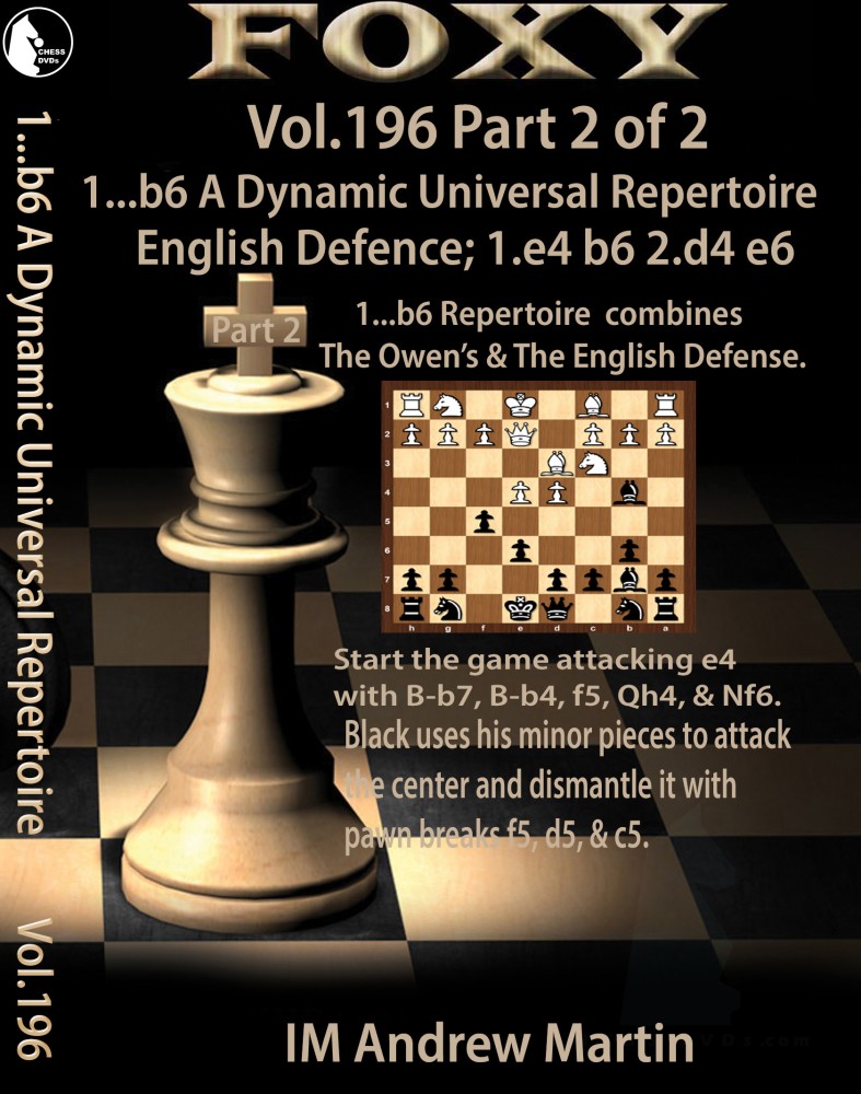 Foxy Chess 195 & 196 Download The Owens & English Defence