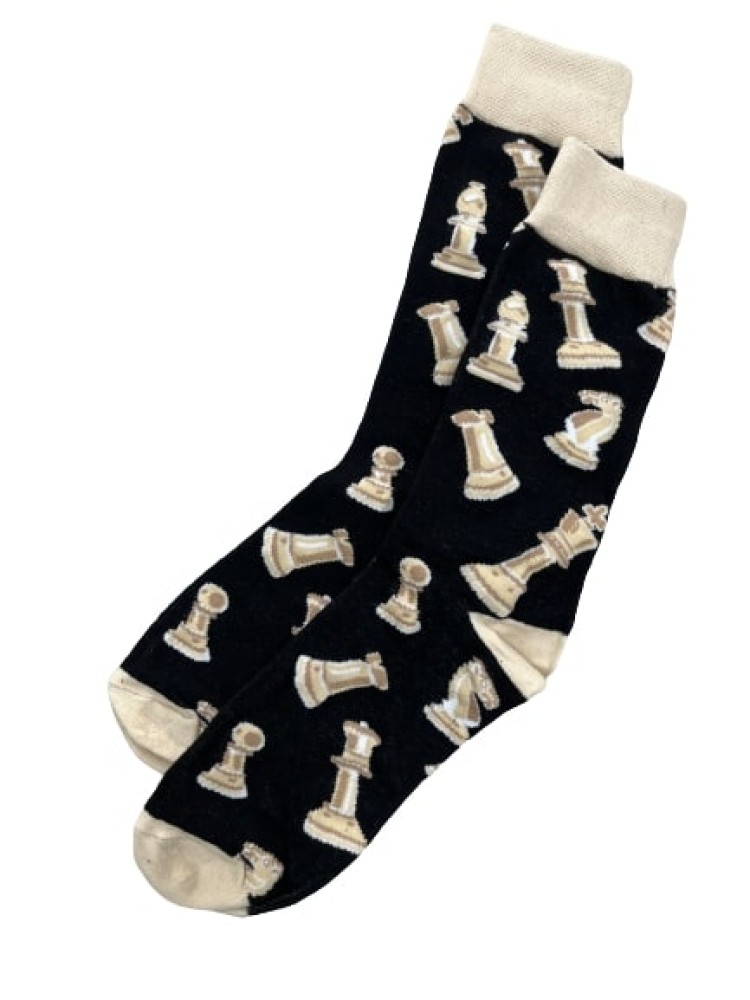 Chess Socks -3 Pack -  Adult Size 6-12