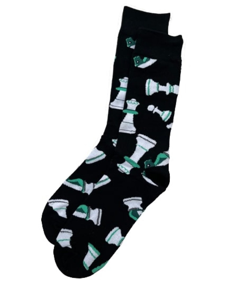 Chess Socks -3 Pack -  Adult Size 6-12