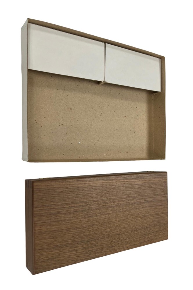 The Drueke Company - Wood (Walnut) - Backgammon- Black painted Points