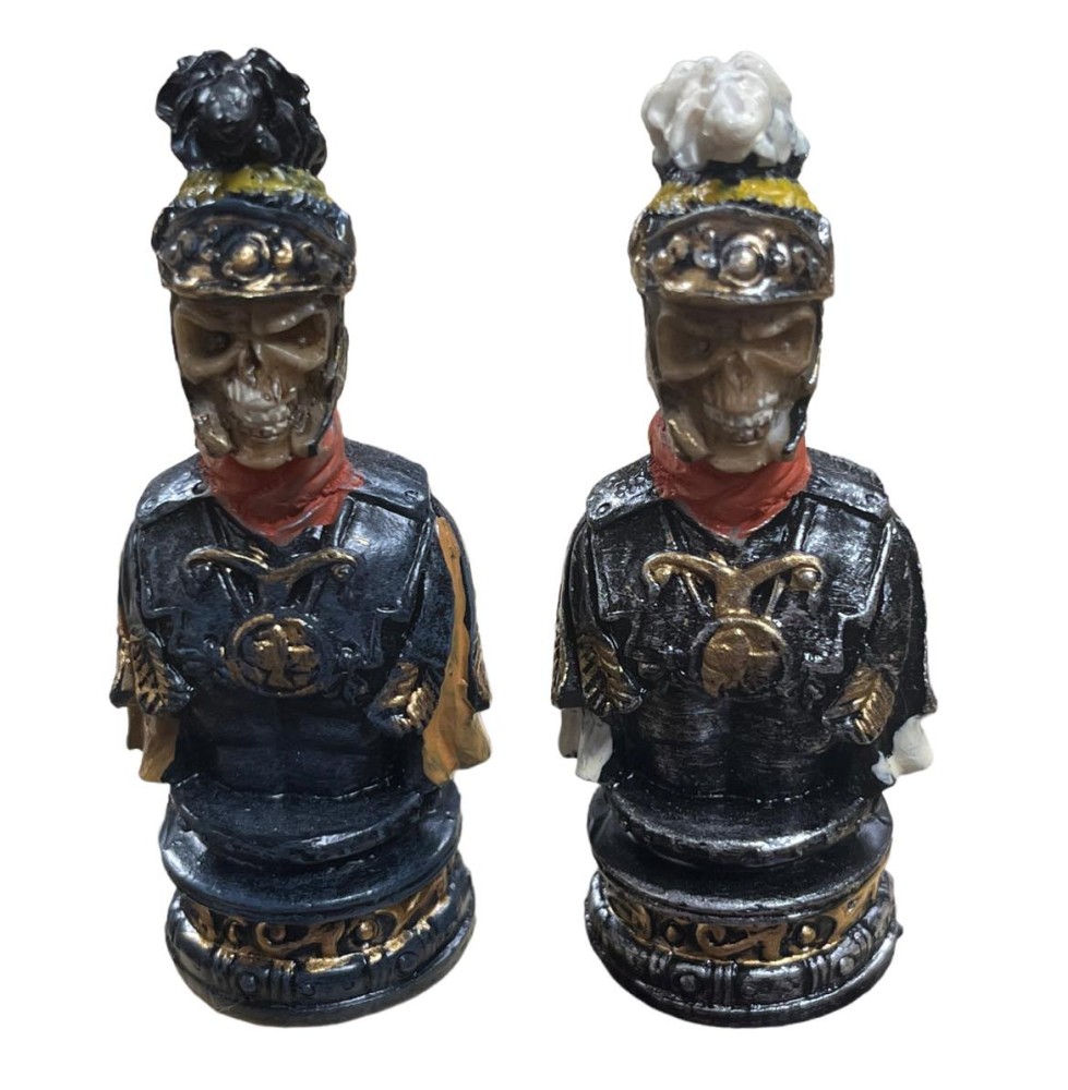 The  Skull Resin Theme Chess Pieces