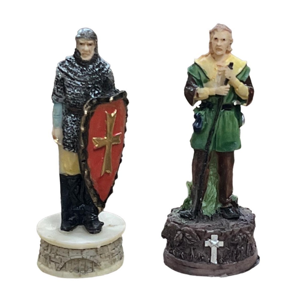 The  Robin Hood Resin Theme Chess Pieces