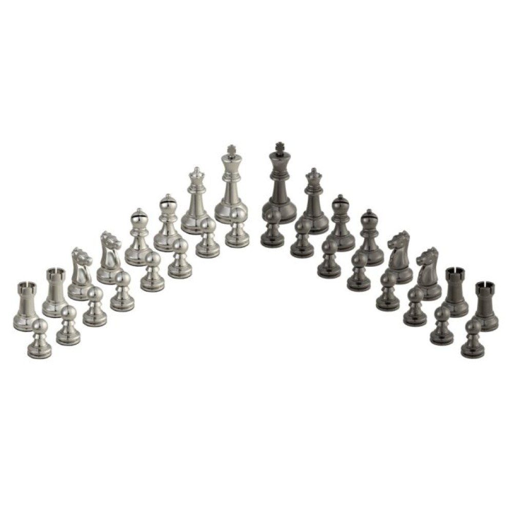 BOBBY FISCHER® Metal Ultimate Chess Pieces – 3.75 inch King – 9.5 lbs