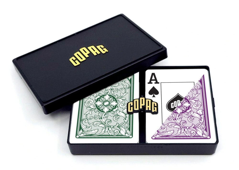 COPAG Legacy - Green/Purple - SI - Poker Playing Cards