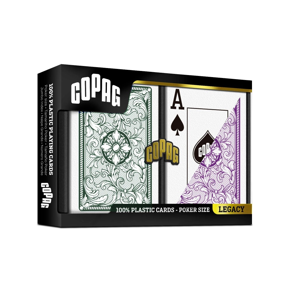 COPAG Legacy - Green/Purple - SI - Poker Playing Cards