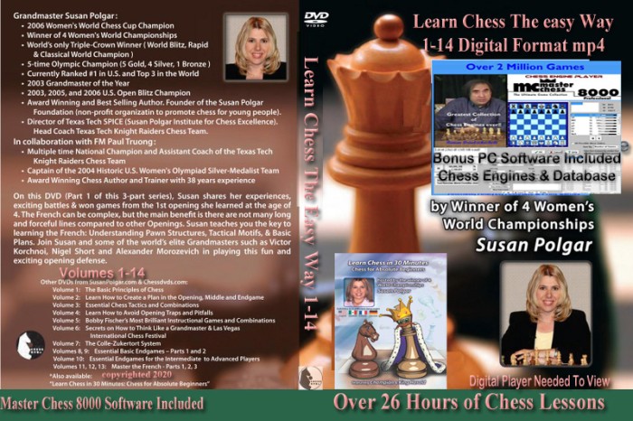 Learn Chess the Easy Way 14 Volumes Download or Disk