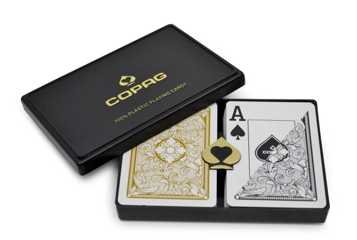COPAG Legacy -Black/Gold - Super Index - Poker Playing Cards