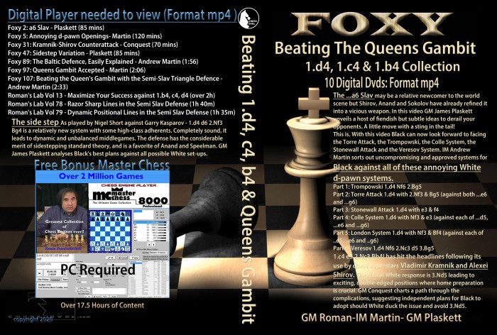 Beating The Queen's Gambit 10 DVD Collection - Disk or Download