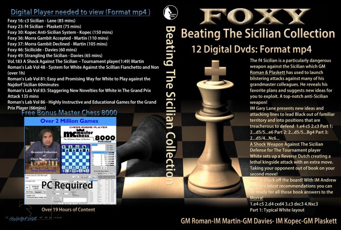 Beating The Sicilian Collection (12 Digital DVDs) Download or Disk