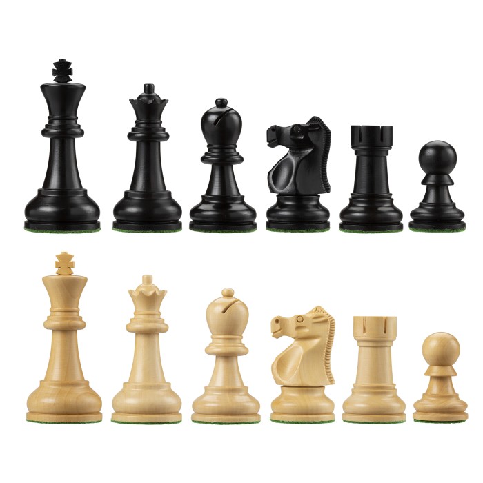Ebonized Heavily Weighted Ultimate Chess Set