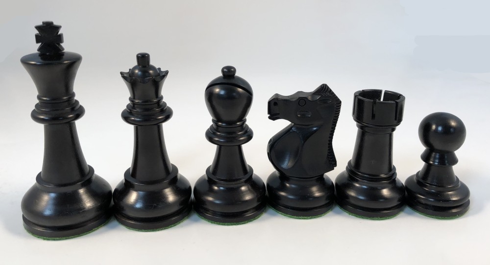 Ebonized Heavily Weighted Ultimate Chess Set