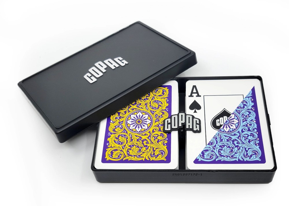COPAG 1546 - Blue/Yellow  -  Super Index - Poker