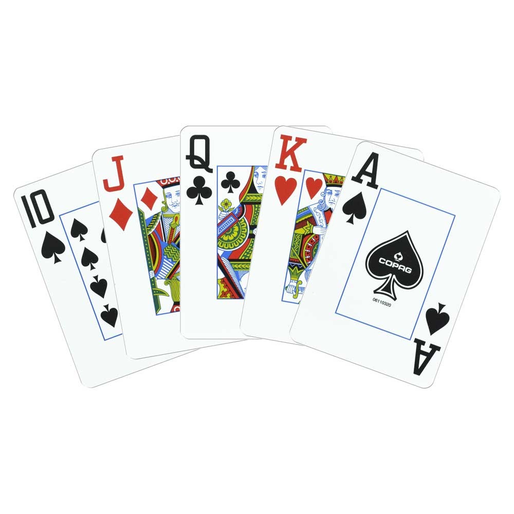 COPAG 1546 - Blue/Yellow  -  Super Index - Poker