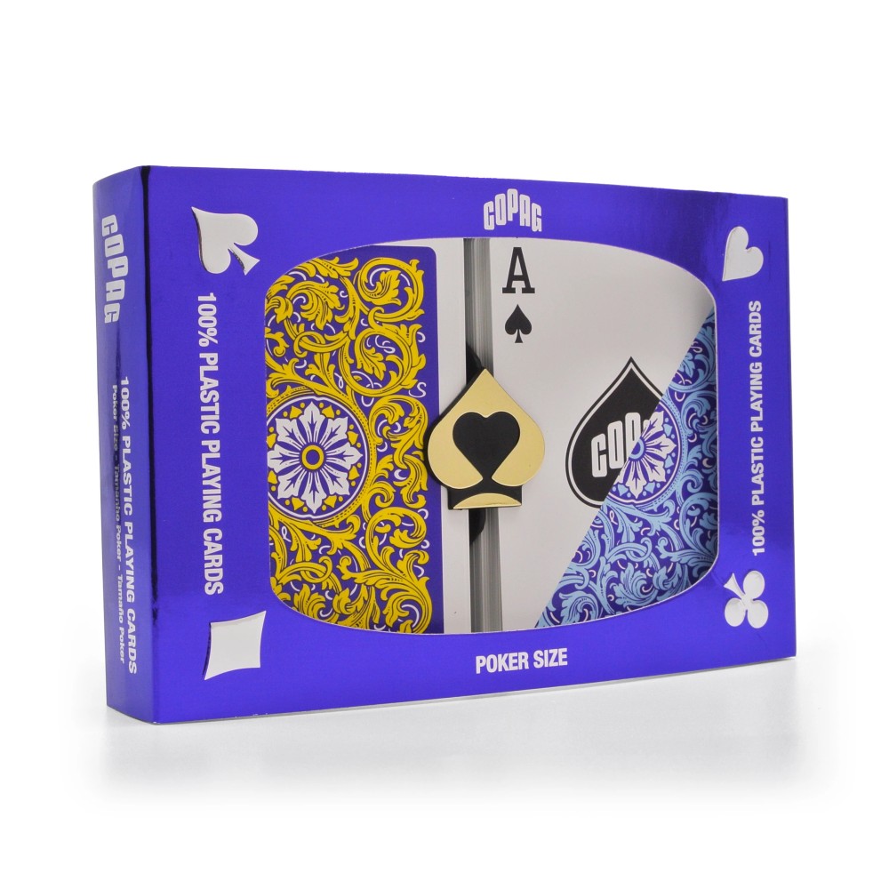 COPAG 1546 - Blue/Yellow  - Regular Index - Poker