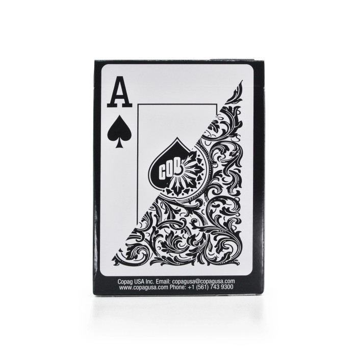 COPAG 1546 Single Deck Poker Jumbo Black
