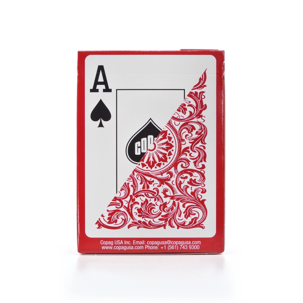 COPAG 1546 Single Deck Poker Jumbo Red