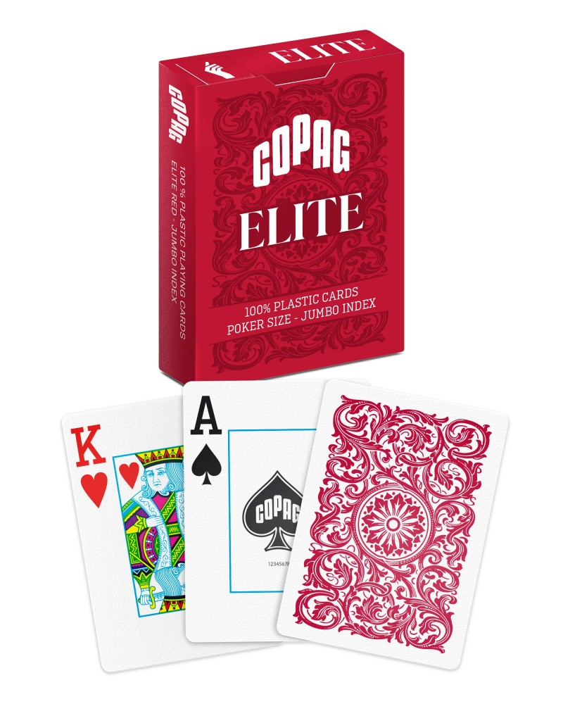 COPAG 1546 Single Deck Poker Jumbo Red
