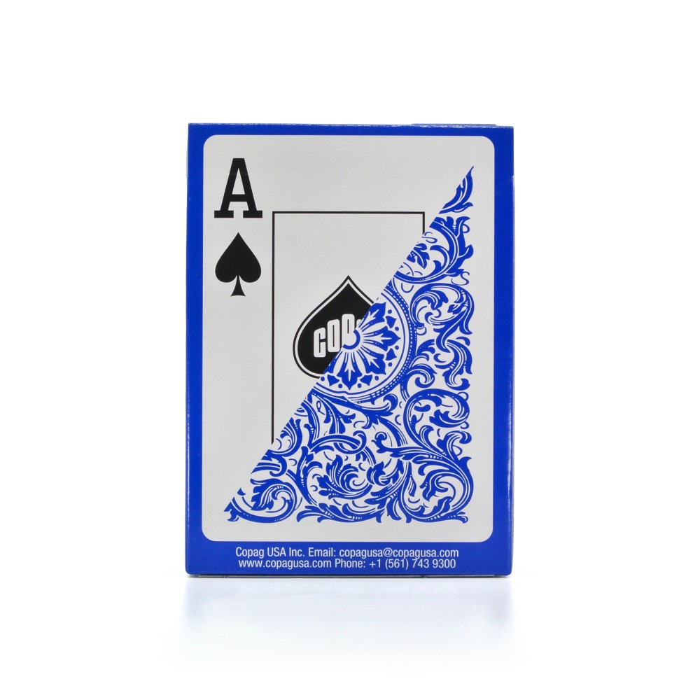 COPAG 1546 Single Deck Poker Jumbo Blue