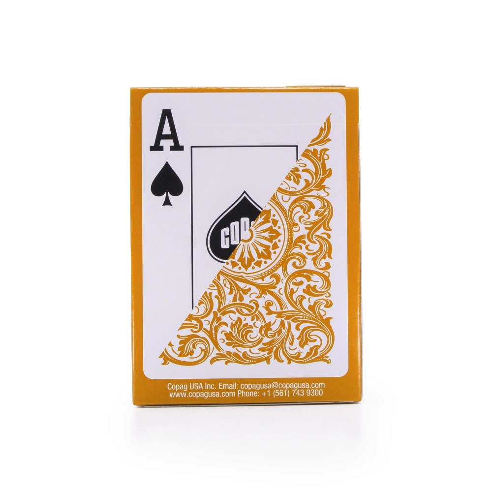 COPAG 1546 Single Deck Poker Jumbo Gold