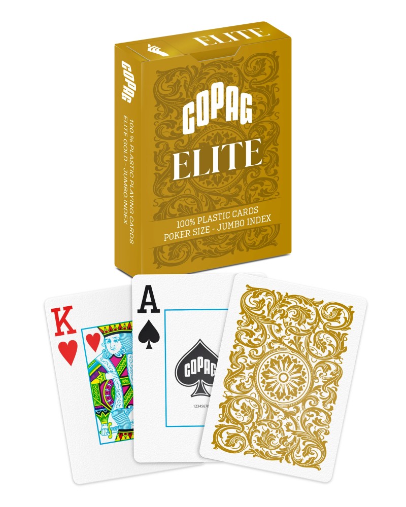 COPAG 1546 Single Deck Poker Jumbo Gold