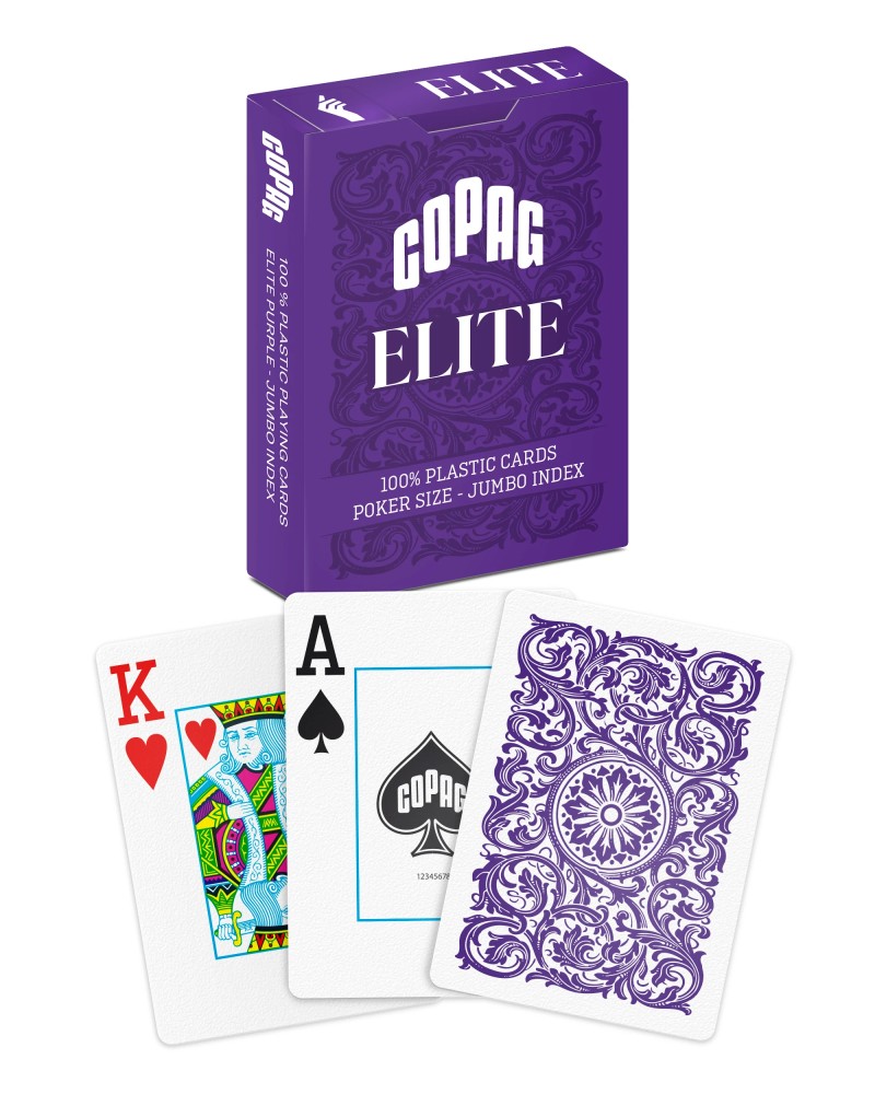 COPAG 1546 Single Deck Poker Jumbo Purple
