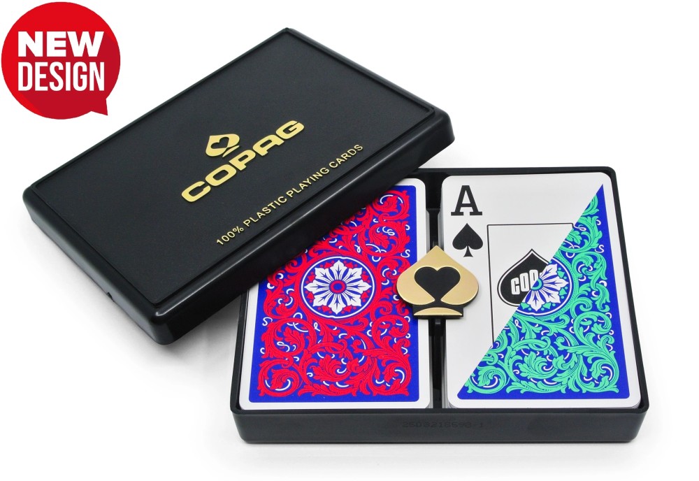 Copag 1546 Red & Green - Super Index  - Bridge