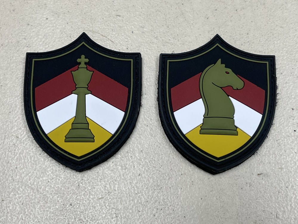 Chess Patches - Military Style - Velcro Backed