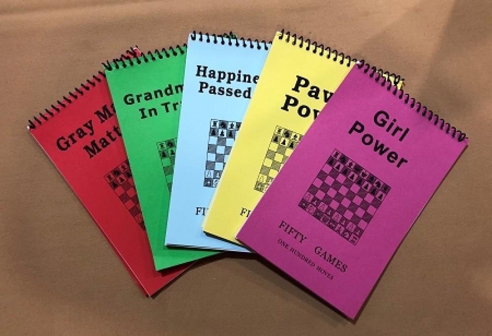 Set of 5 Chess Scorebooks / Notation Pads / You Pick