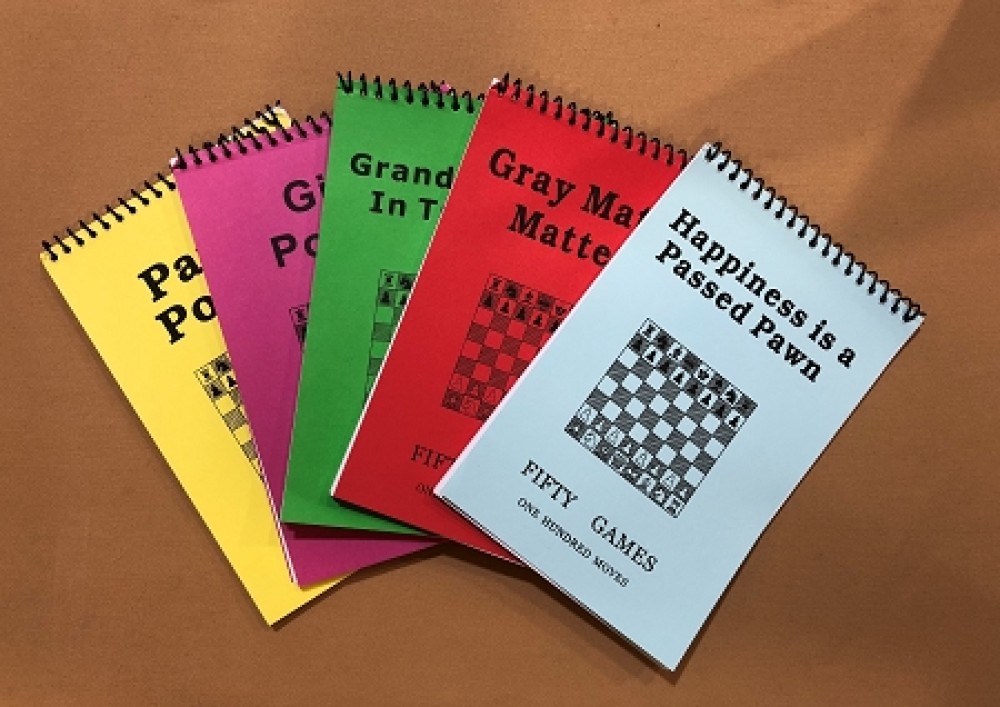 Set of 5 Chess Scorebooks / Notation Pads / You Pick