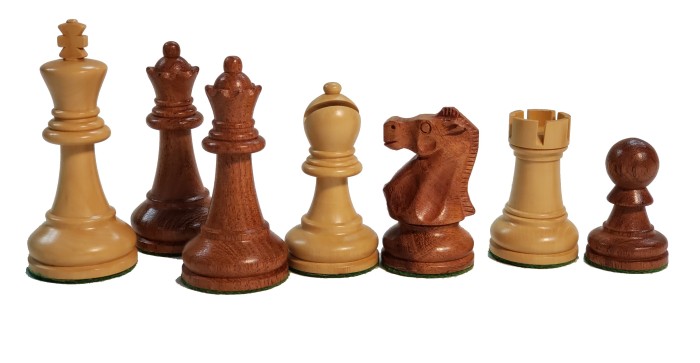 Babul Wood Ultimate  Chess Set 3X Weight -  4 Queens - w/ Travel Case