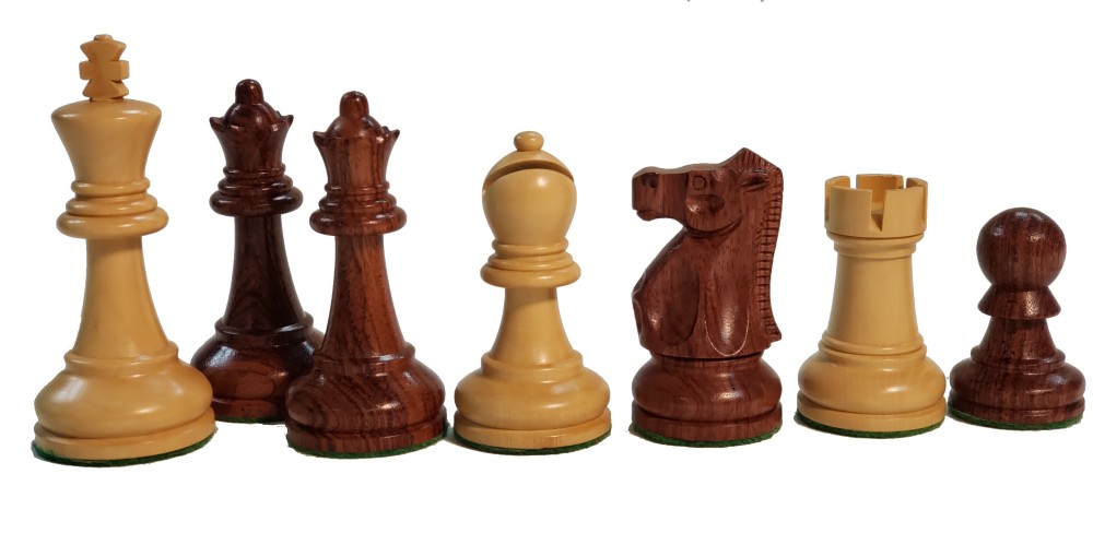 Anjanwood Ultimate   Chess Set - 4X Weight - 4 Queens