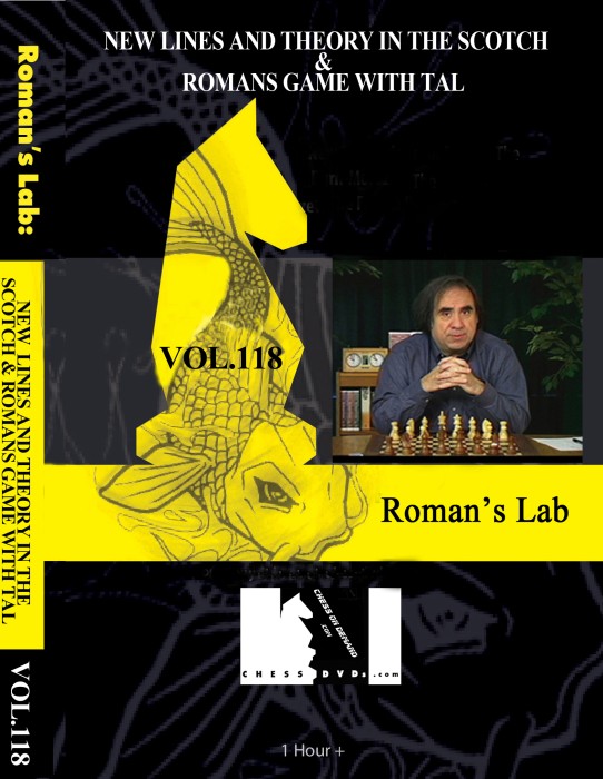 Roman's Lab 118 New Lines and Theories in the Scotch
