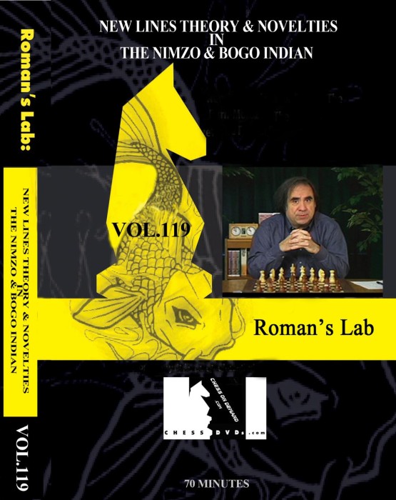 Roman's Lab 119  Chess DVD - The Nimzo  against the Queens Gambit