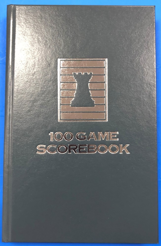 Gray Chess Hardcover Scorebook