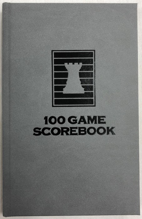 Silver Chess Hardcover Scorebook
