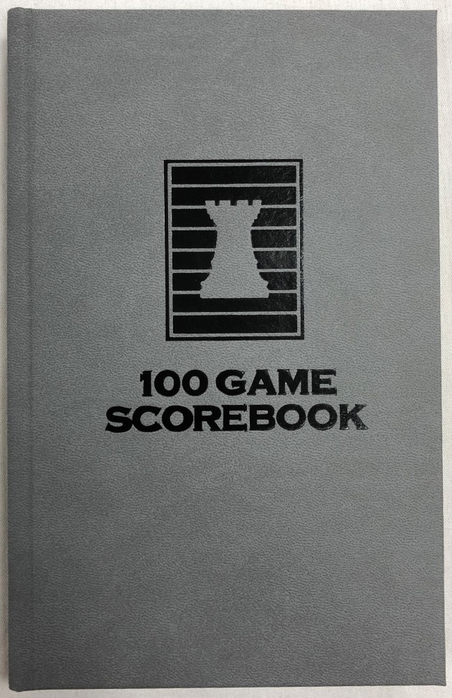 Silver Chess Hardcover Scorebook