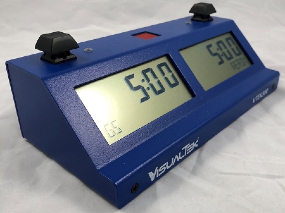 Blue V-TEK-300 Digital Chess Clock