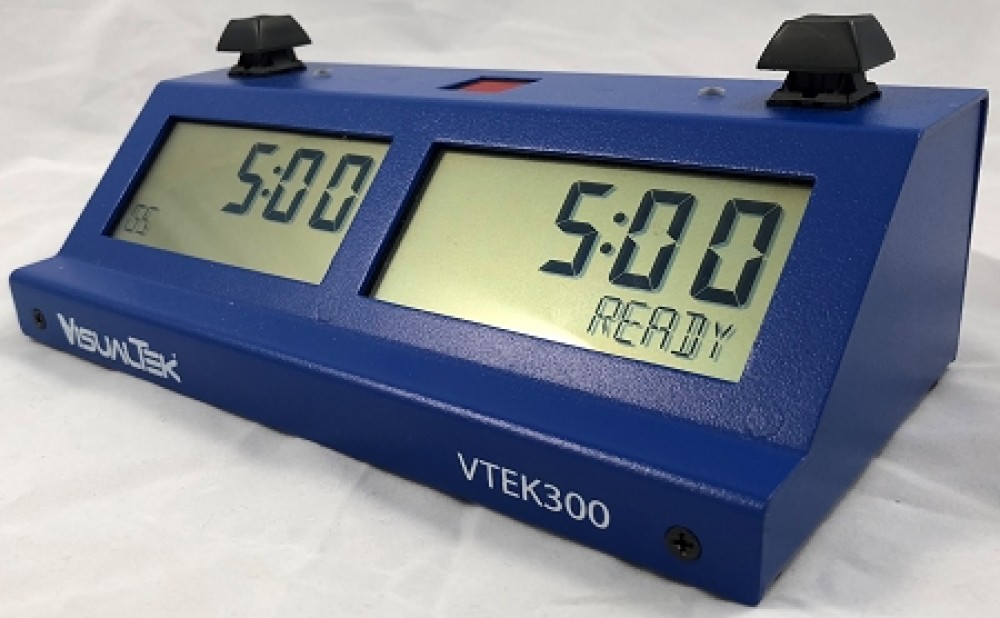 Blue V-TEK-300 Digital Chess Clock