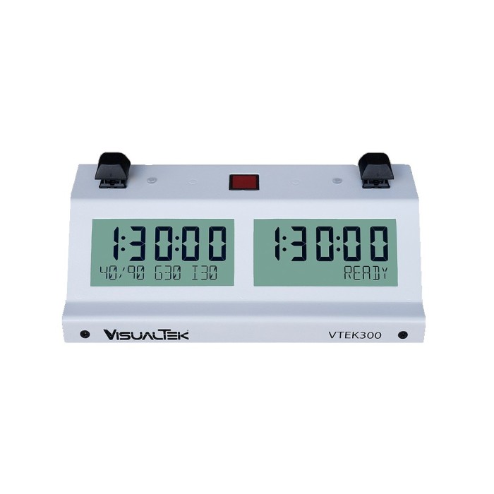 Visual Tek V-TEK-300 Digital Chess Clock - White