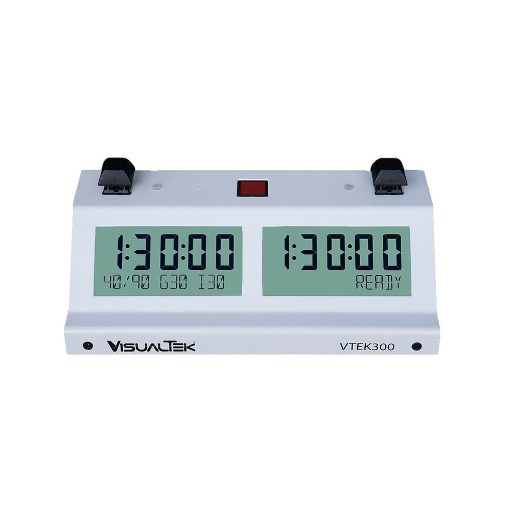 Visual Tek V-TEK-300 Digital Chess Clock - White