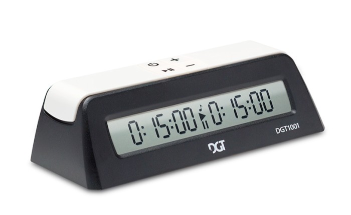 DGT 1001 Digital Chess Clock - Black