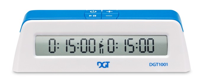 DGT 1001 Digital Chess Clock - White