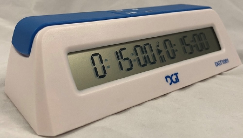 DGT 1001 Digital Chess Clock - White