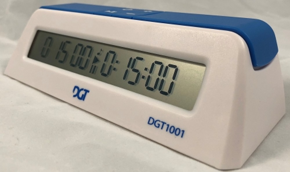 DGT 1001 Digital Chess Clock - White