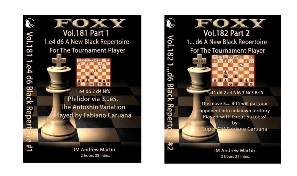 Foxy Chess Vol 181 & 182 Black Repertoire For Tournament Player