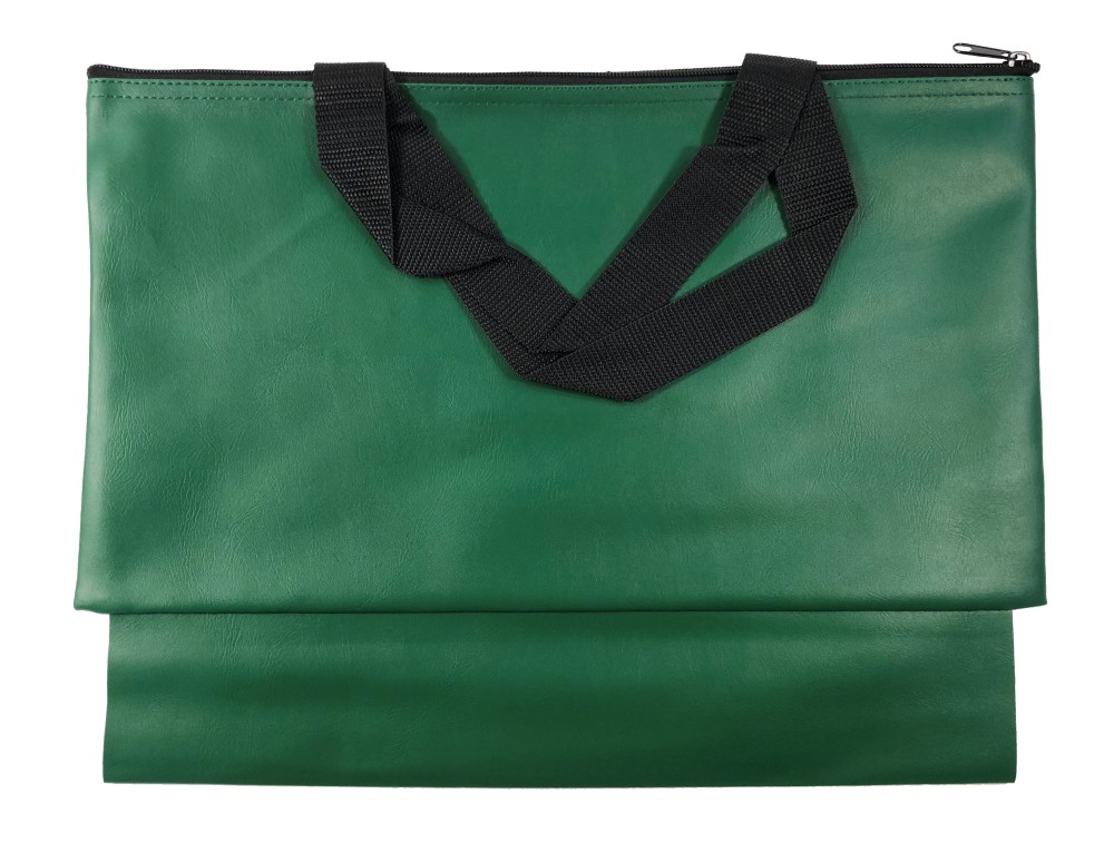 Large Vinyl Bag w/loop - Green